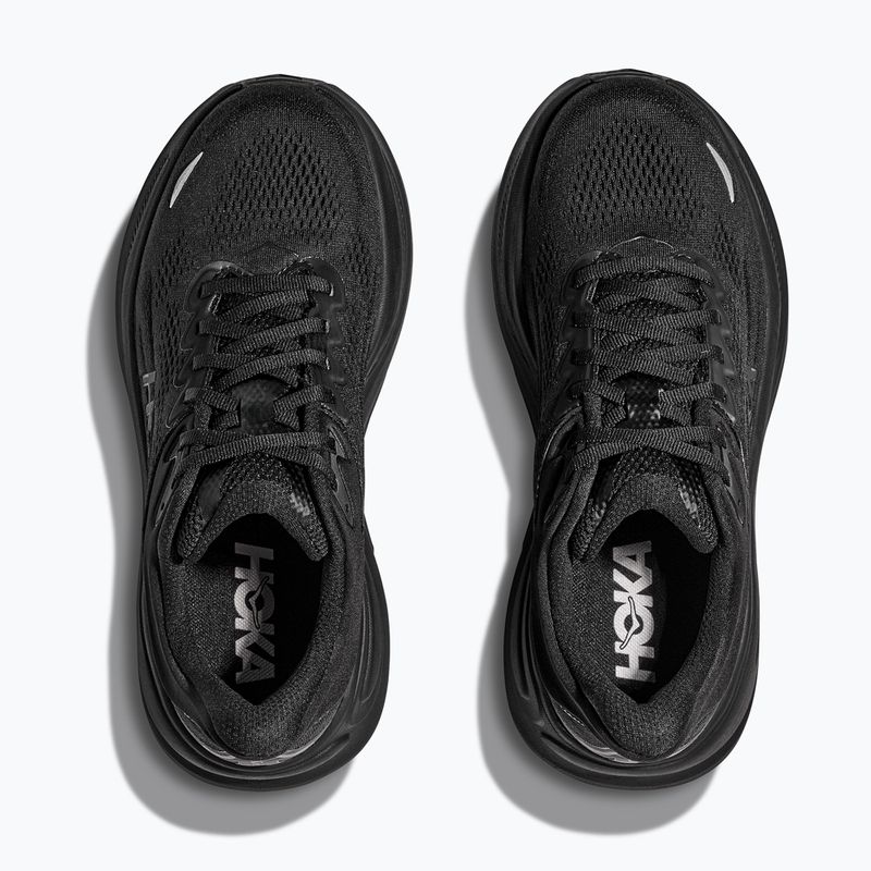 Moteriški bėgimo batai HOKA Bondi 9 Wide black/black 8