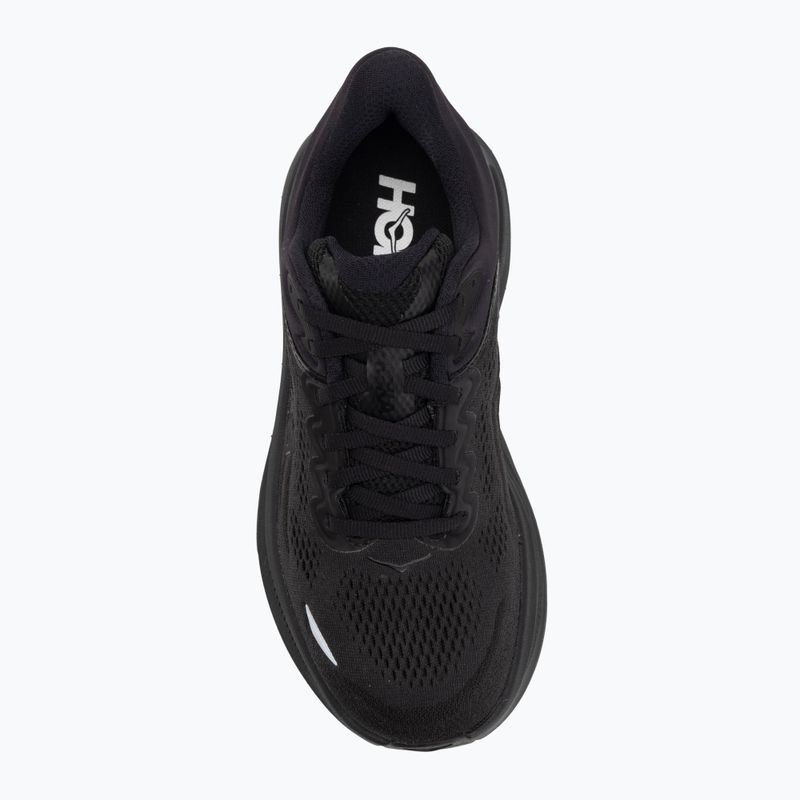 Moteriški bėgimo batai HOKA Bondi 9 Wide black/black 5