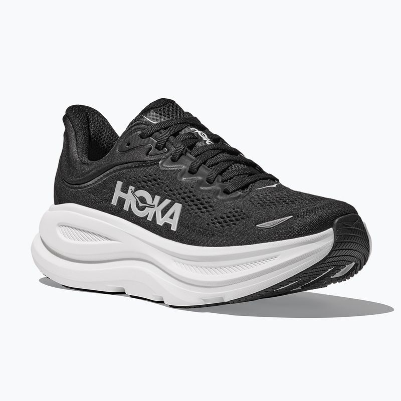 Moteriški bėgimo batai HOKA Bondi 9 Wide black/white
