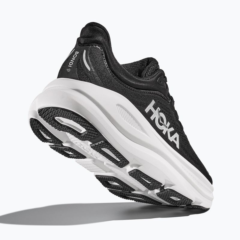 Moteriški bėgimo batai HOKA Bondi 9 Wide black/white 5