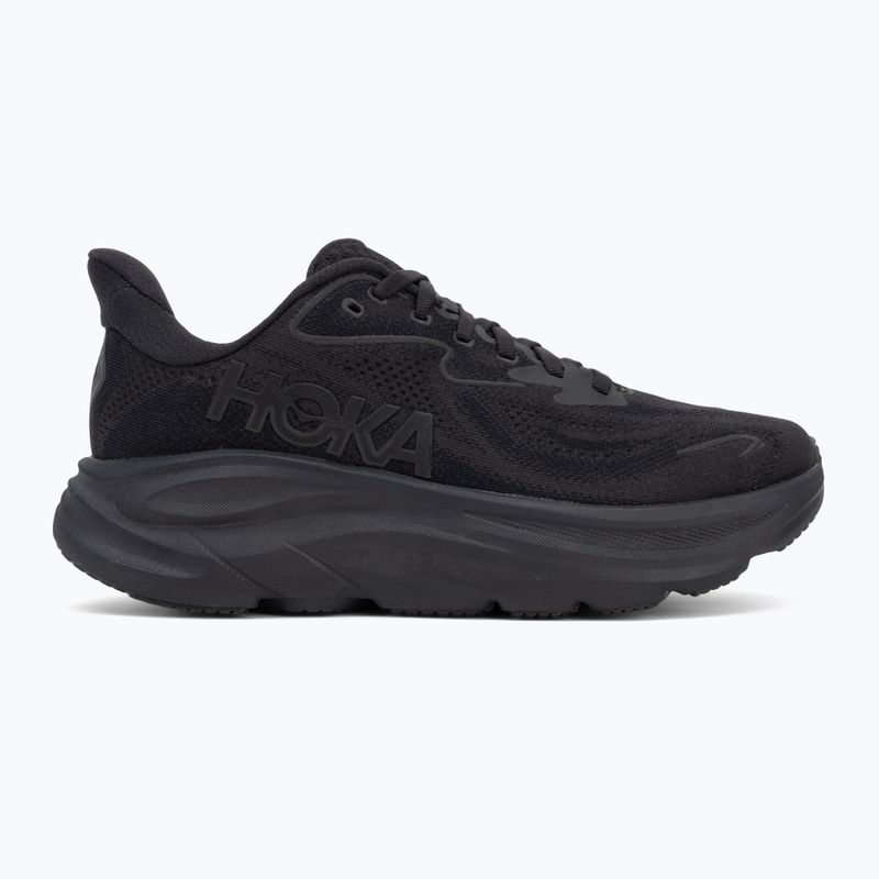 Vyriški bėgimo bateliai HOKA Clifton 10 black/black 2