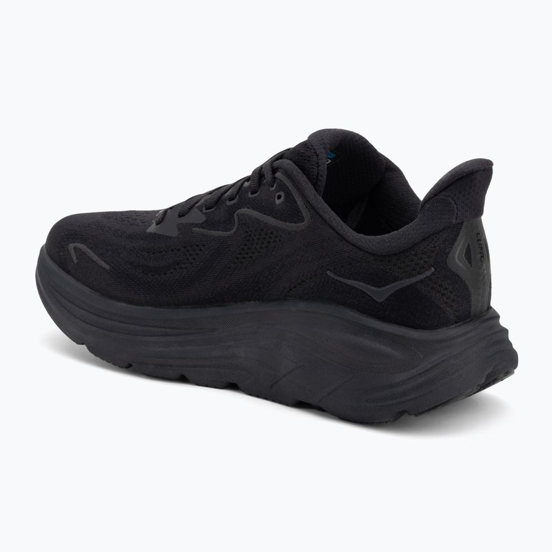 Vyriški bėgimo bateliai HOKA Clifton 10 black/black 3
