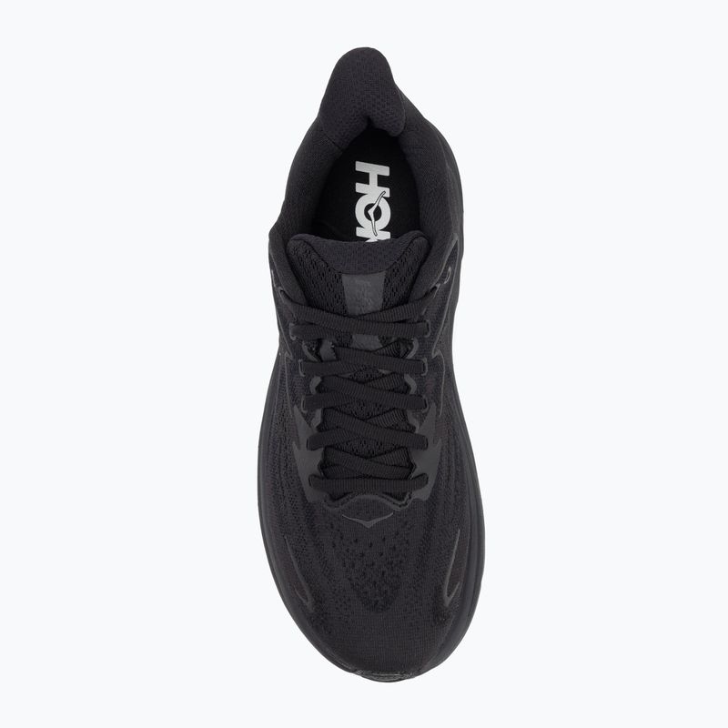 Vyriški bėgimo bateliai HOKA Clifton 10 black/black 5