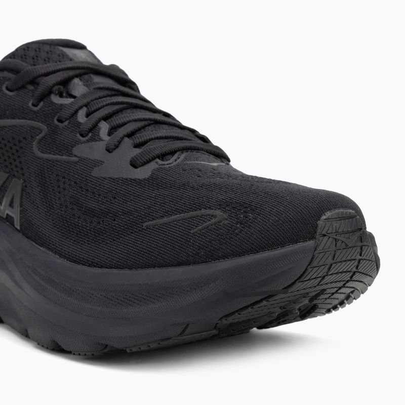 Vyriški bėgimo bateliai HOKA Clifton 10 black/black 7