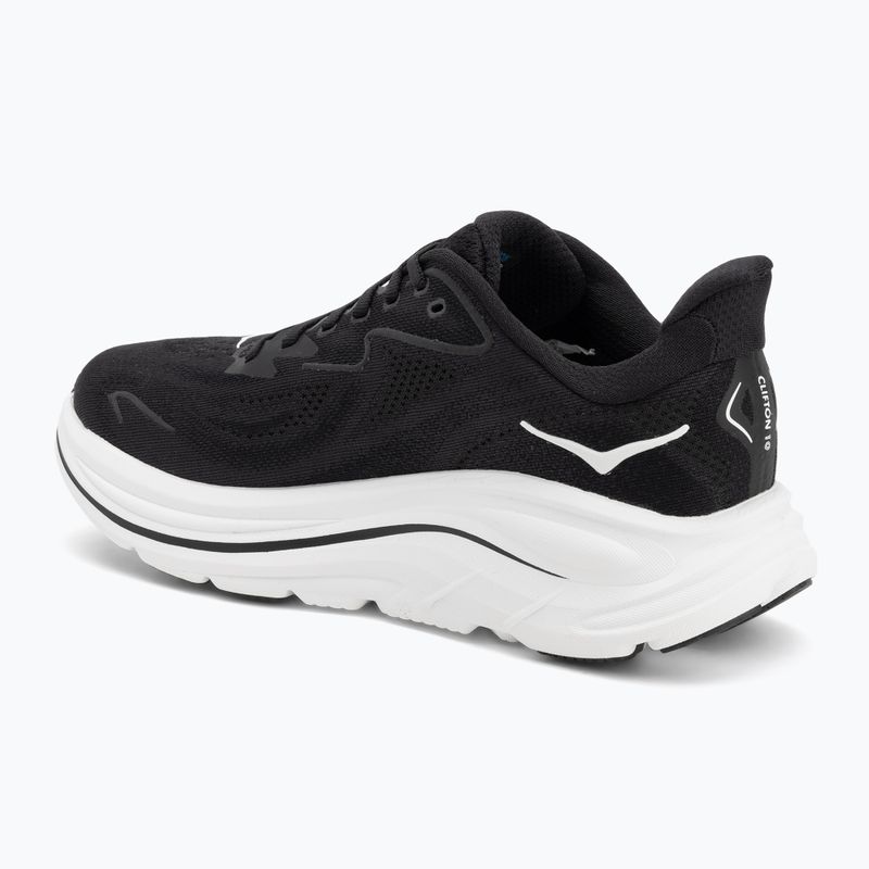 Vyriški bėgimo bateliai HOKA Clifton 10 black/white 3
