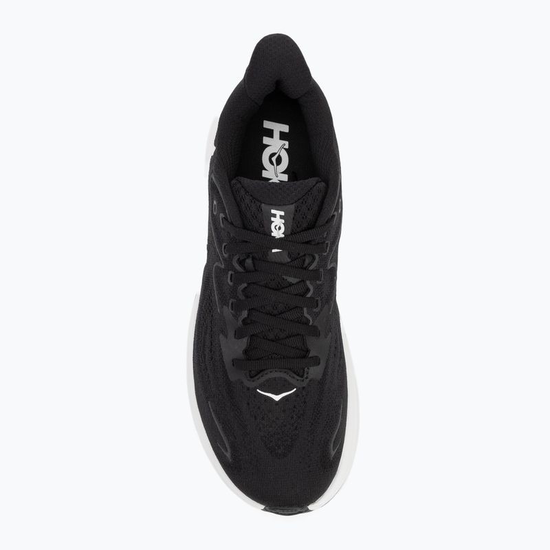 Vyriški bėgimo bateliai HOKA Clifton 10 black/white 5