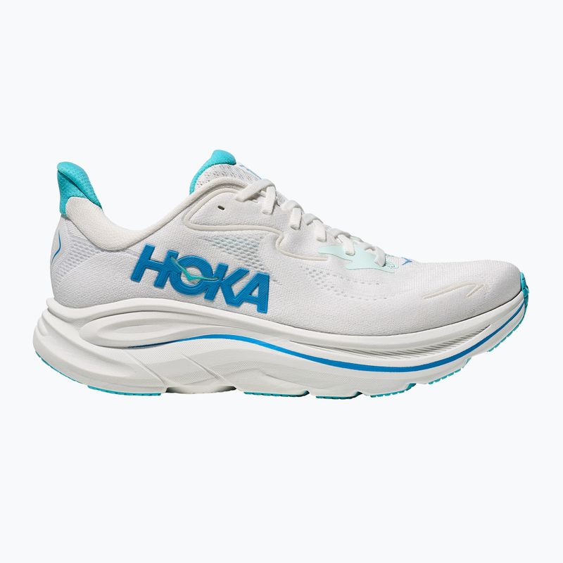 Vyriški bėgimo bateliai HOKA Clifton 10 white/skyward blue 9