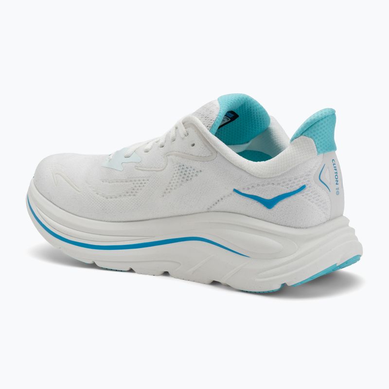 Vyriški bėgimo bateliai HOKA Clifton 10 white/skyward blue 3