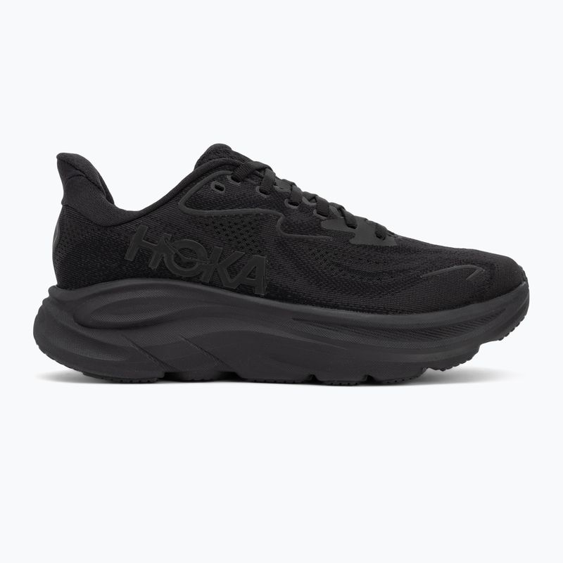 Moteriški bėgimo bateliai HOKA Clifton 10 black/black 2