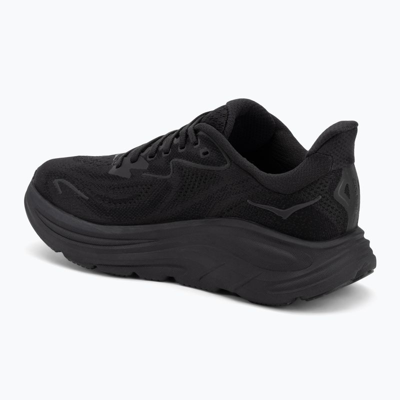 Moteriški bėgimo bateliai HOKA Clifton 10 black/black 3