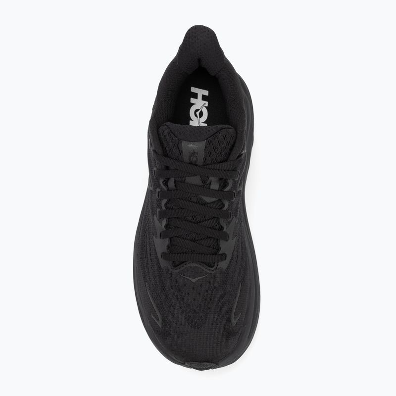 Moteriški bėgimo bateliai HOKA Clifton 10 black/black 5