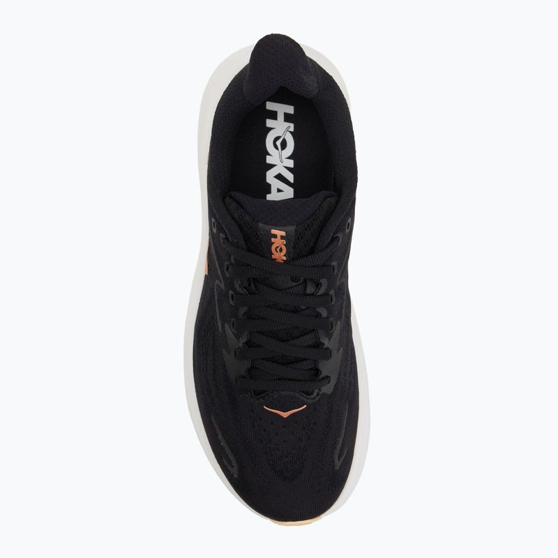 Moteriški bėgimo bateliai HOKA Clifton 10 black/rose gold 5