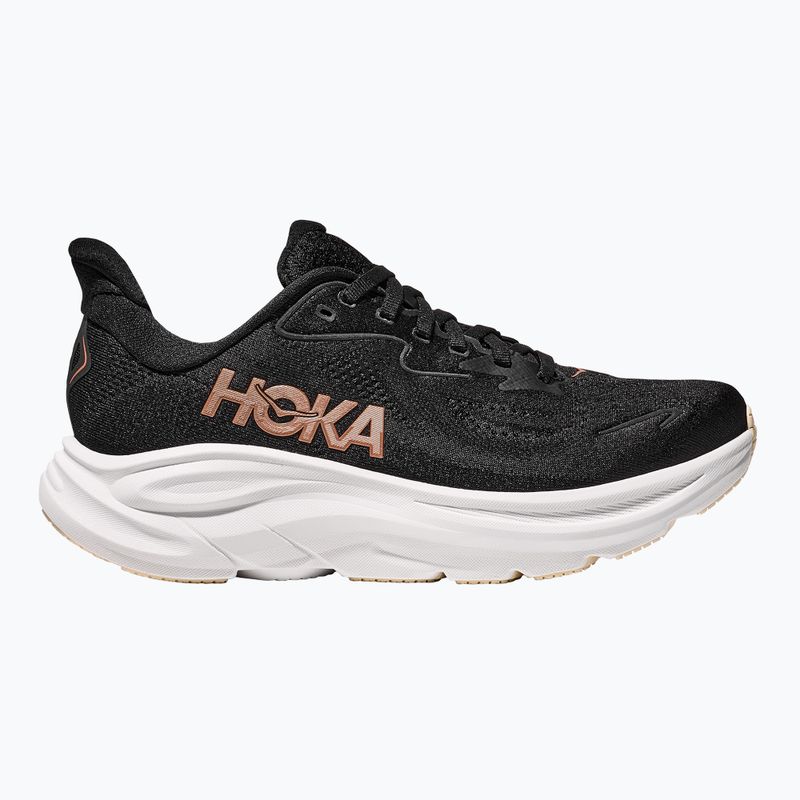 Moteriški bėgimo bateliai HOKA Clifton 10 black/rose gold 8