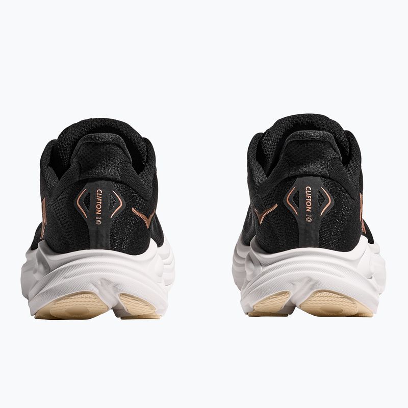 Moteriški bėgimo bateliai HOKA Clifton 10 black/rose gold 10