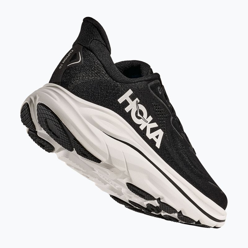 Moteriški bėgimo bateliai HOKA Clifton 10 black/white 4