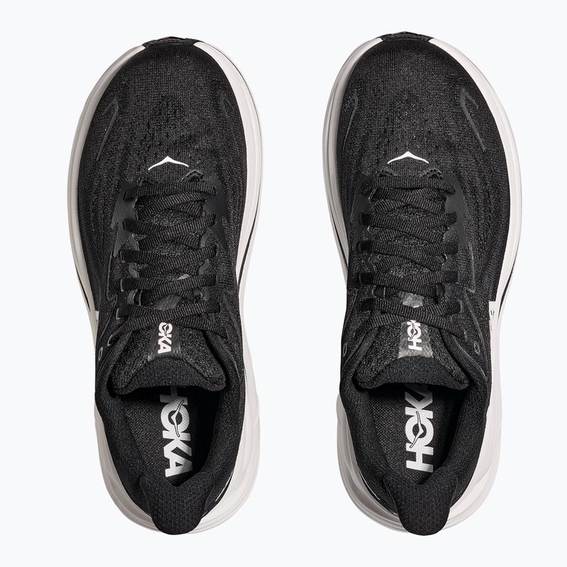Moteriški bėgimo bateliai HOKA Clifton 10 black/white 5