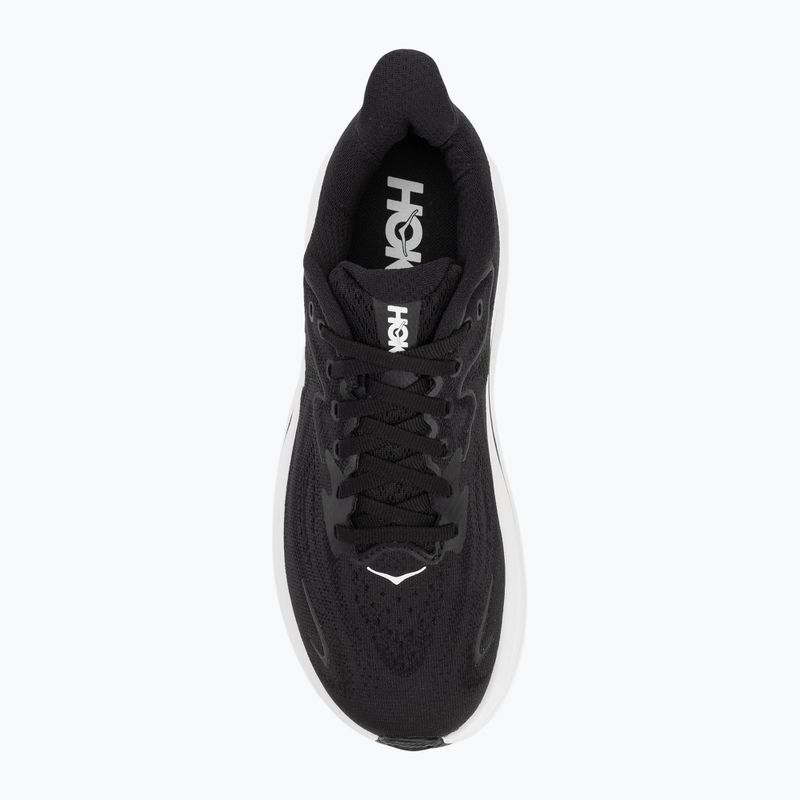 Moteriški bėgimo bateliai HOKA Clifton 10 black/white 5