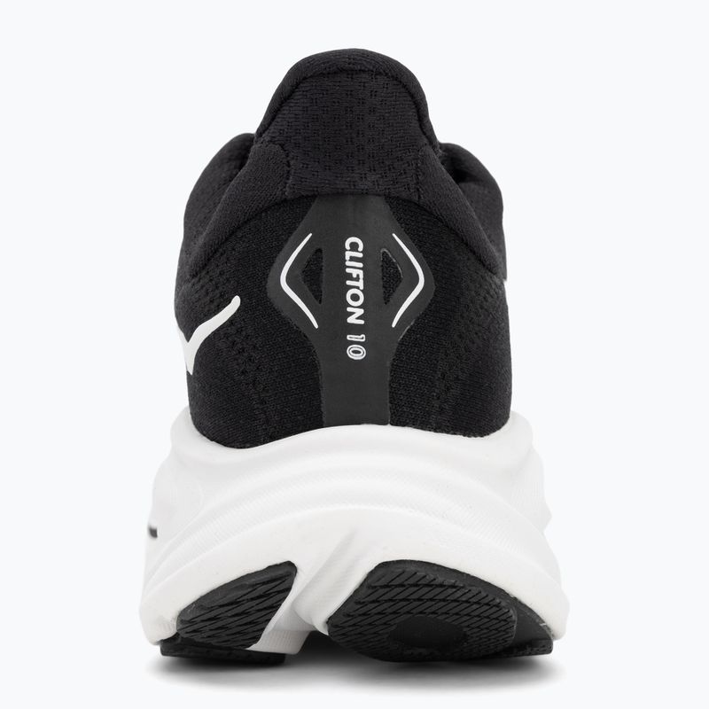 Moteriški bėgimo bateliai HOKA Clifton 10 black/white 6