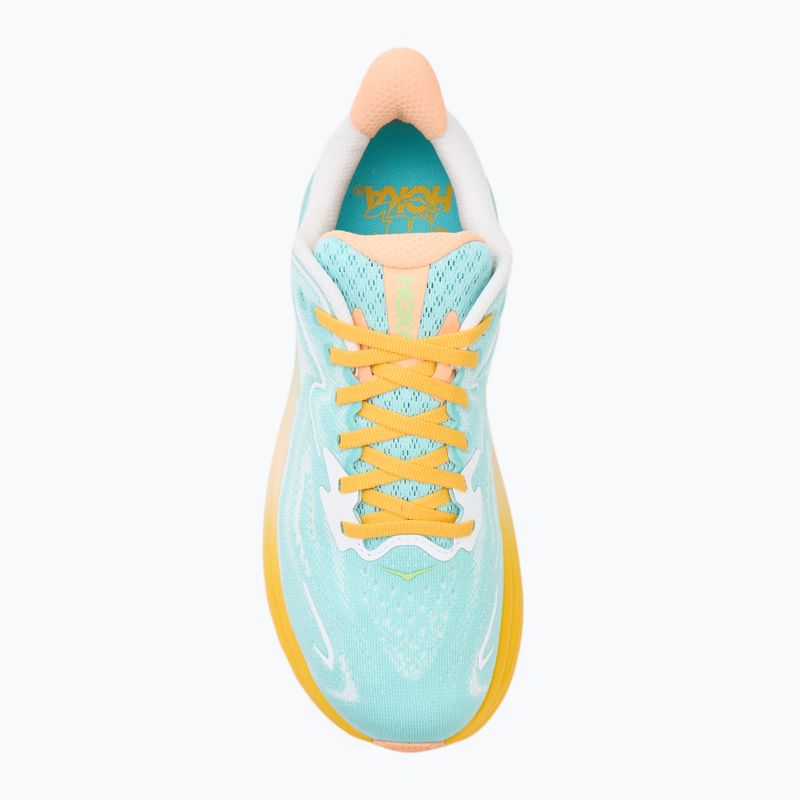 Moteriški bėgimo bateliai HOKA Clifton 10 blue spark/white 5