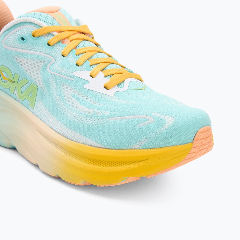 Moteriški bėgimo bateliai HOKA Clifton 10 blue spark/white 7