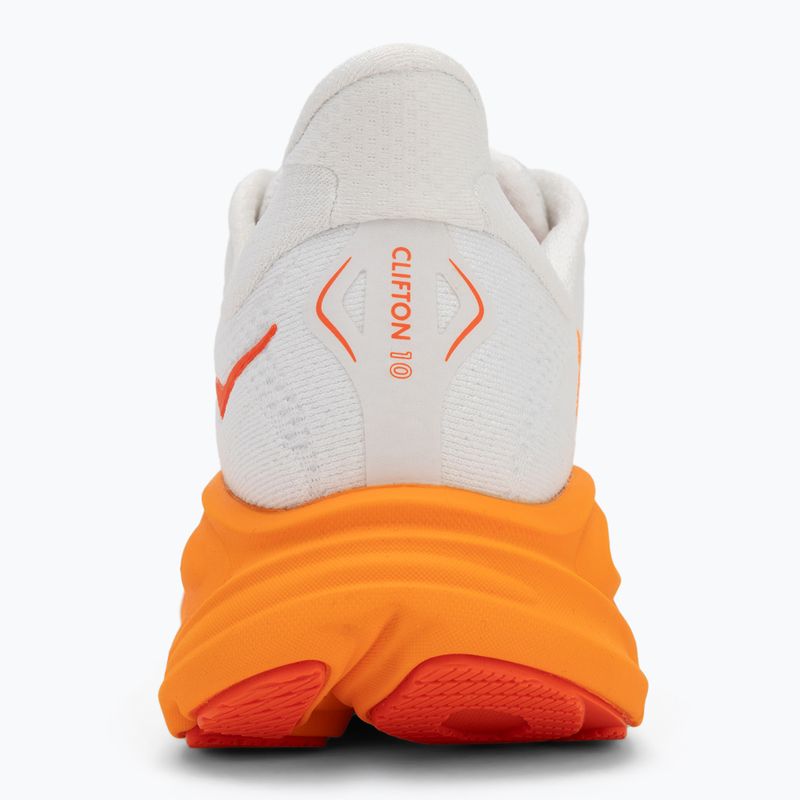Moteriški bėgimo bateliai HOKA Clifton 10 frost/orange zest 6