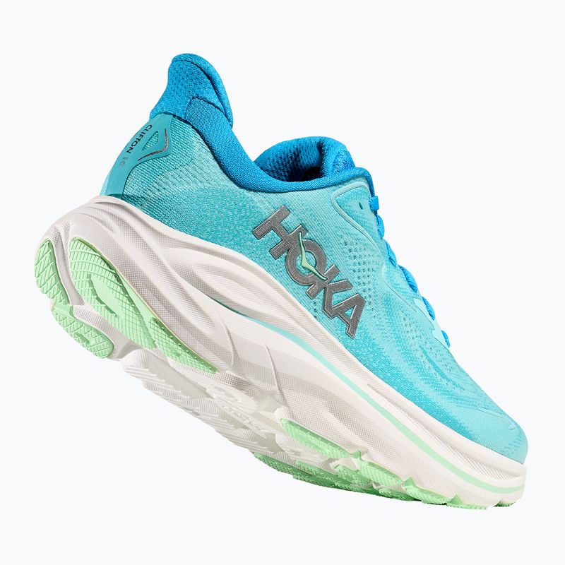 Moteriški bėgimo bateliai HOKA Clifton 10 skyward blue/cielo blue 11