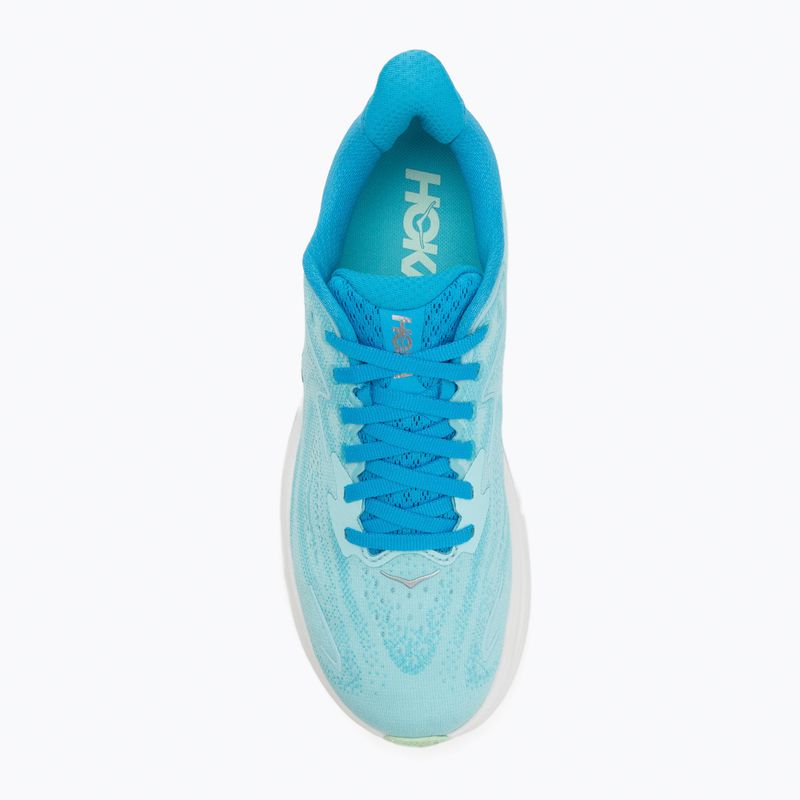 Moteriški bėgimo bateliai HOKA Clifton 10 skyward blue/cielo blue 5