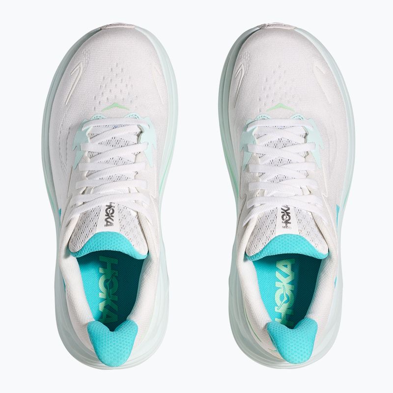 Moteriški bėgimo bateliai HOKA Clifton 10 white/cielo blue 5