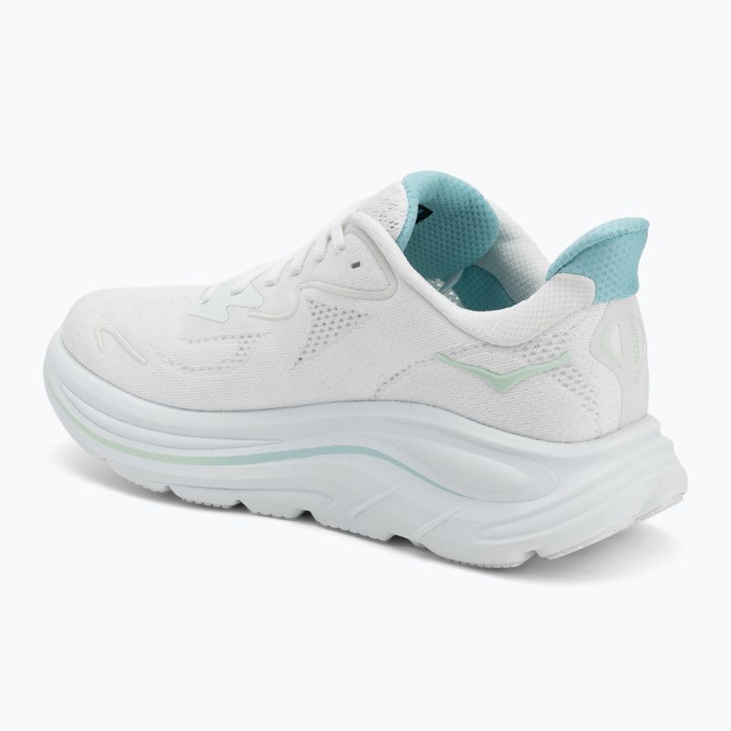 Moteriški bėgimo bateliai HOKA Clifton 10 white/cielo blue 3