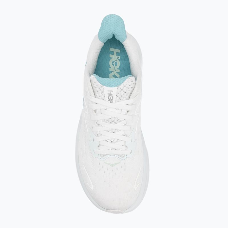 Moteriški bėgimo bateliai HOKA Clifton 10 white/cielo blue 5