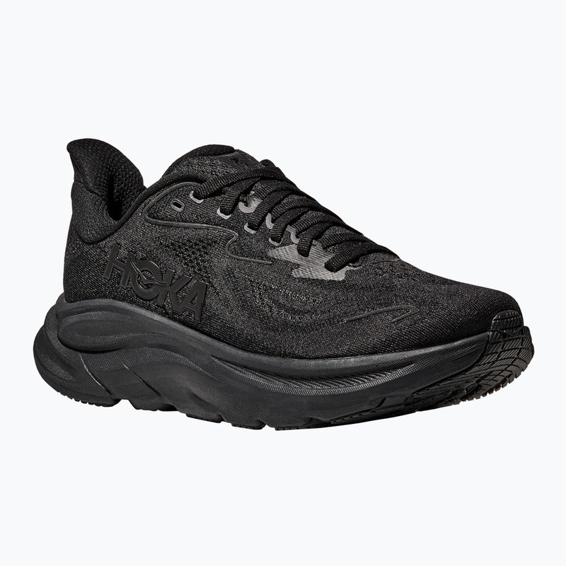 Vyriški bėgimo bateliai HOKA Clifton 10 Wide black/black