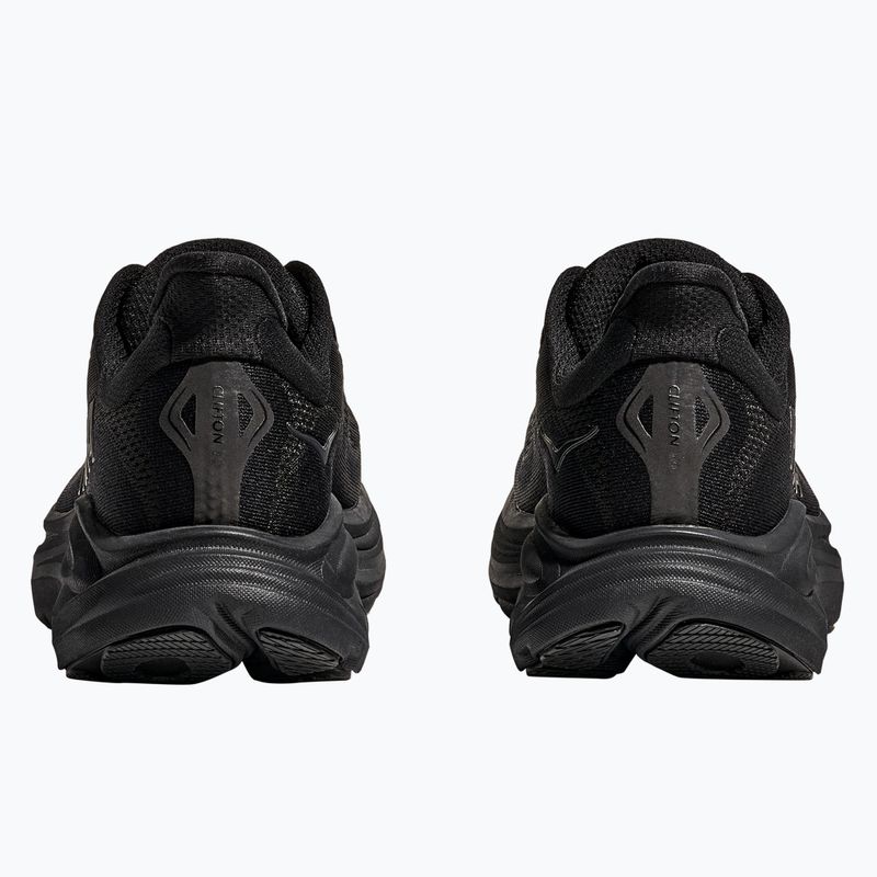 Vyriški bėgimo bateliai HOKA Clifton 10 Wide black/black 5