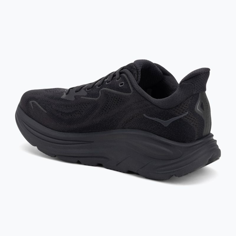 Vyriški bėgimo bateliai HOKA Clifton 10 Wide black/black 3