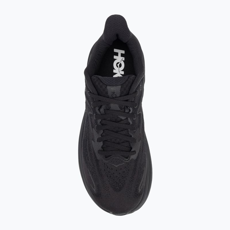 Vyriški bėgimo bateliai HOKA Clifton 10 Wide black/black 5