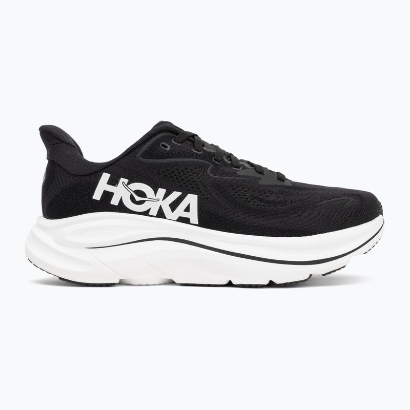 Vyriški bėgimo bateliai HOKA Clifton 10 Wide black/white 2
