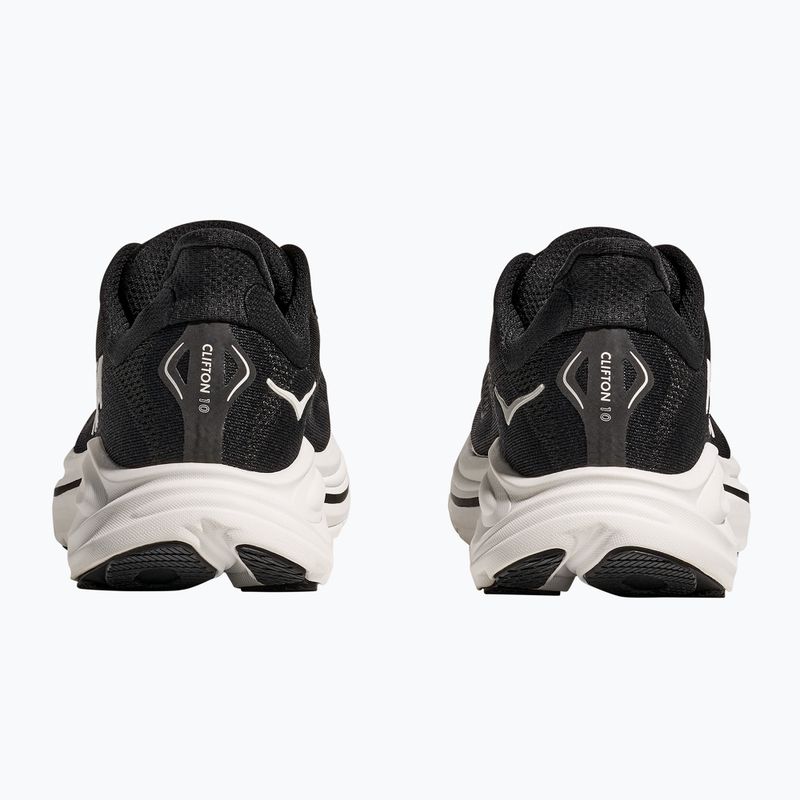 Vyriški bėgimo bateliai HOKA Clifton 10 Wide black/white 4