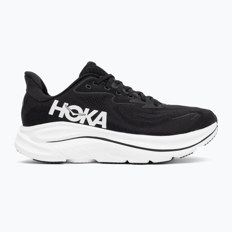 Moteriški bėgimo bateliai HOKA Clifton 10 Wide black/white 2