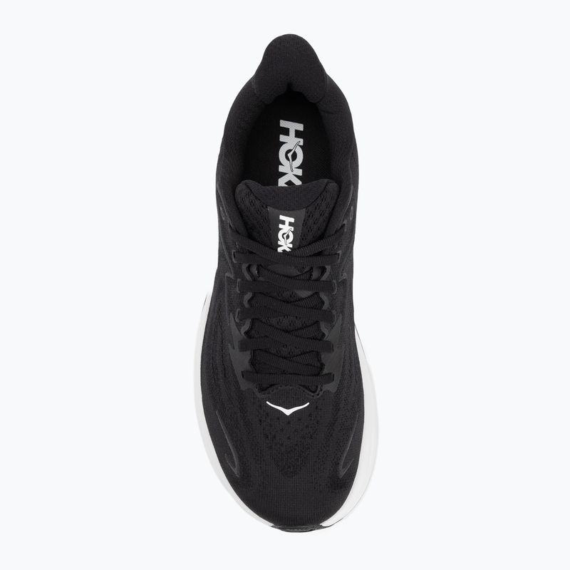 Moteriški bėgimo bateliai HOKA Clifton 10 Wide black/white 5