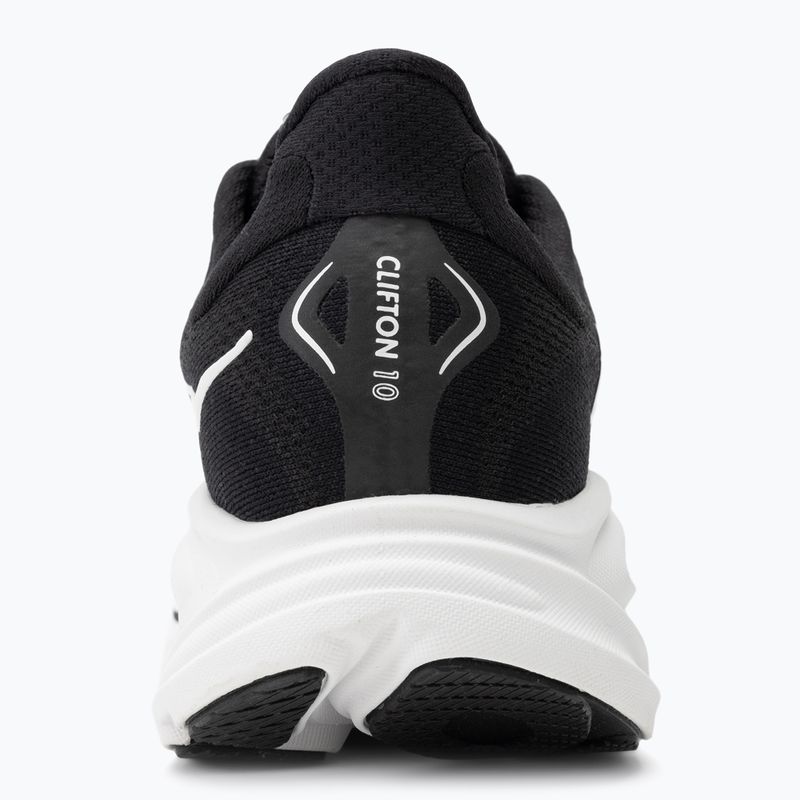 Moteriški bėgimo bateliai HOKA Clifton 10 Wide black/white 6
