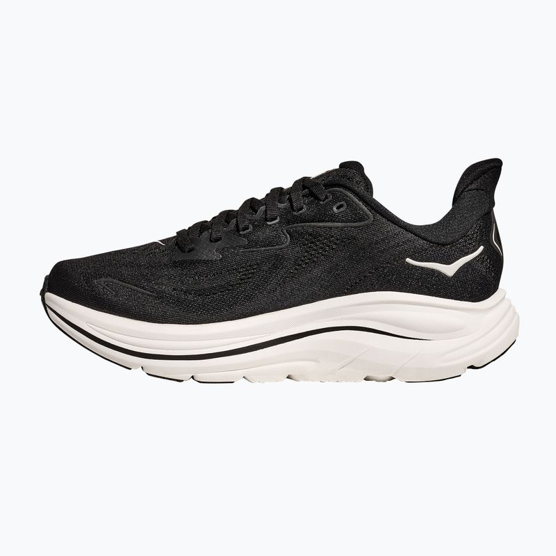 Moteriški bėgimo bateliai HOKA Clifton 10 Wide black/white 3