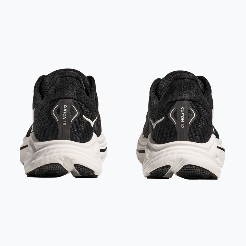 Moteriški bėgimo bateliai HOKA Clifton 10 Wide black/white 5