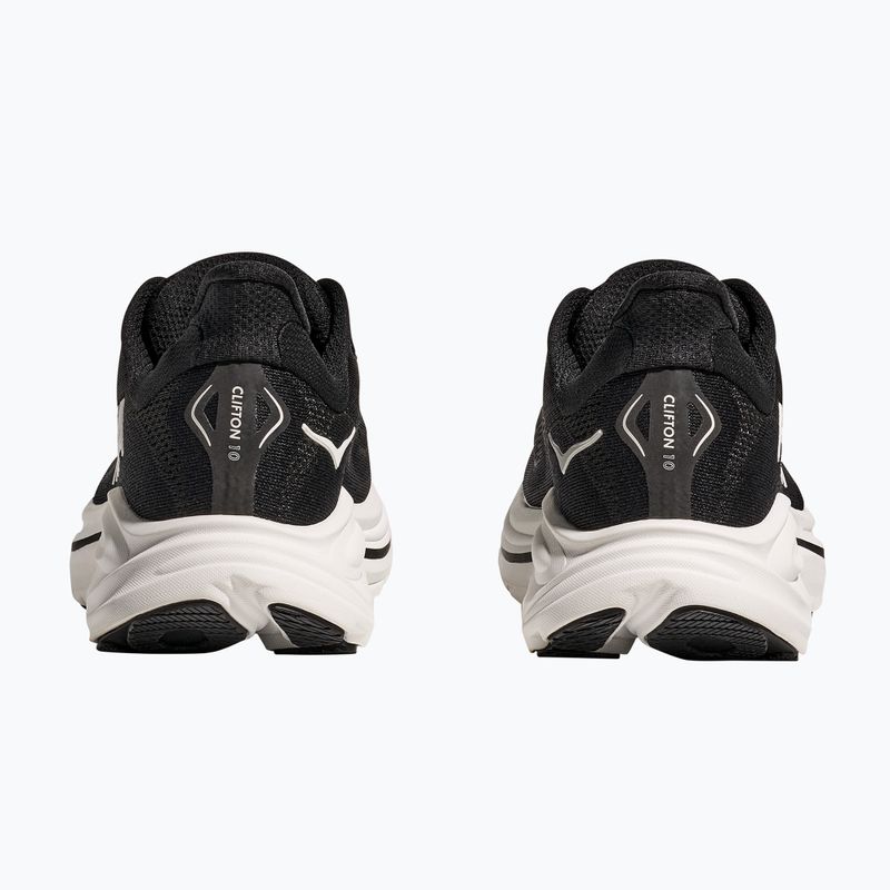 Moteriški bėgimo bateliai HOKA Clifton 10 Wide black/white 4