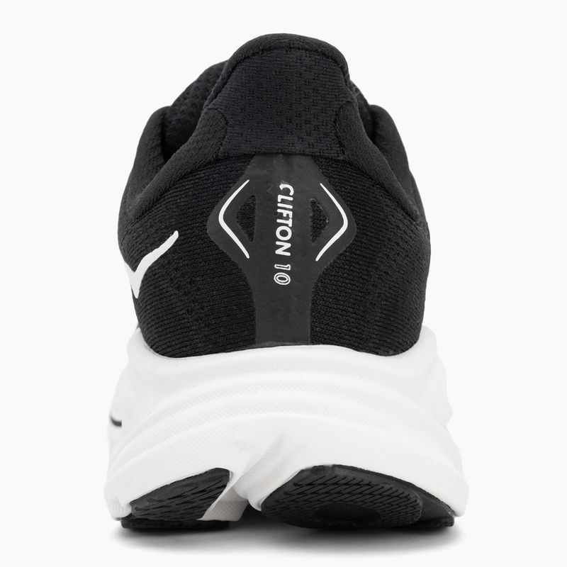 Moteriški bėgimo bateliai HOKA Clifton 10 Wide black/white 6