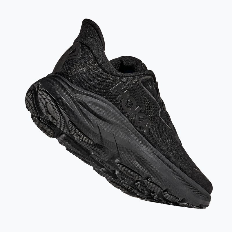 Vyriški bėgimo bateliai HOKA Clifton 10 X-Wide black/black 4