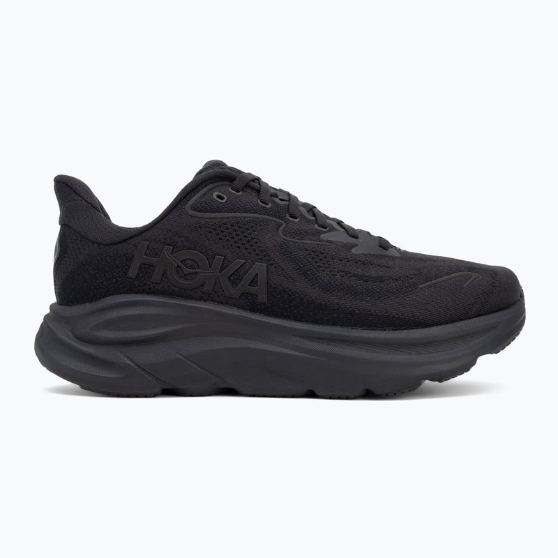 Vyriški bėgimo bateliai HOKA Clifton 10 X-Wide black/black 2