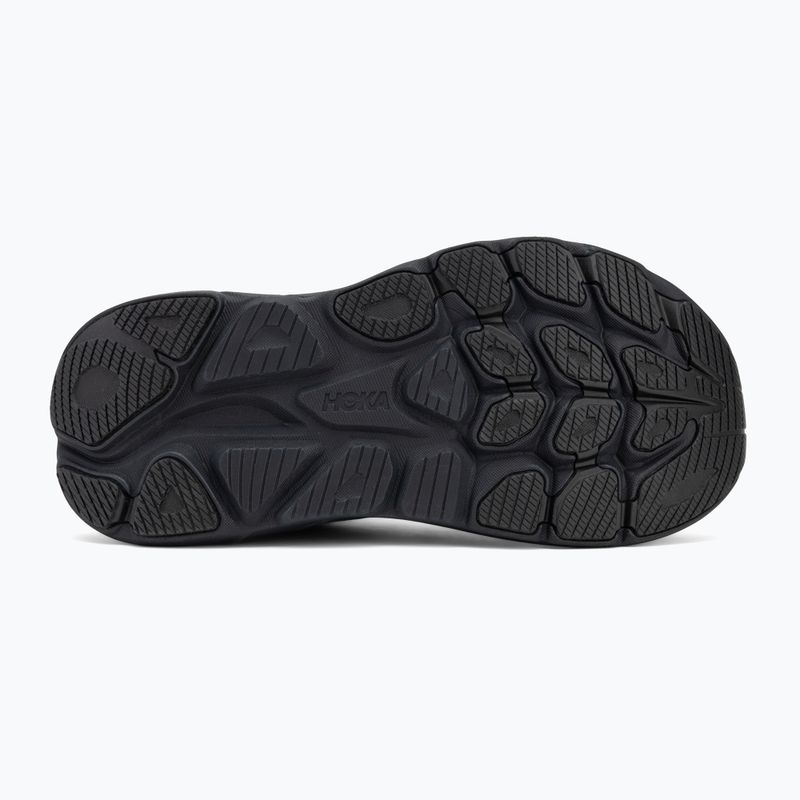 Vyriški bėgimo bateliai HOKA Clifton 10 X-Wide black/black 4