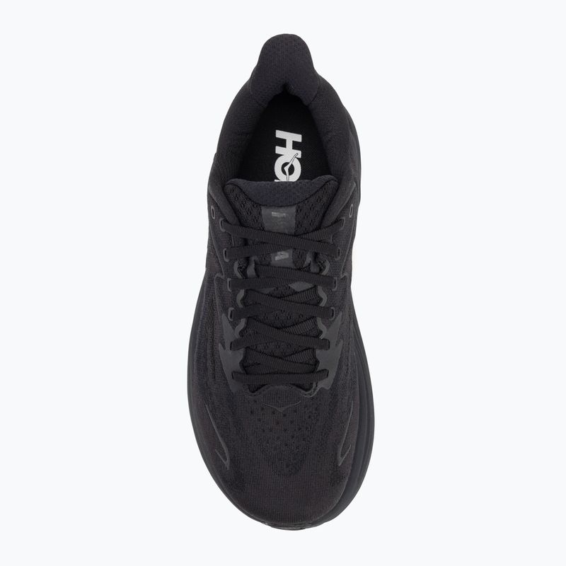 Vyriški bėgimo bateliai HOKA Clifton 10 X-Wide black/black 5