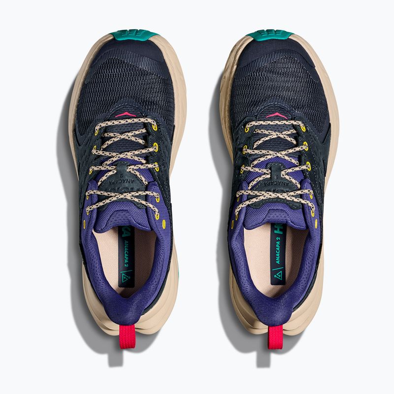 Moteriški turistiniai batai HOKA Anacapa 2 Low GTX varsity navy/mountain iris 14