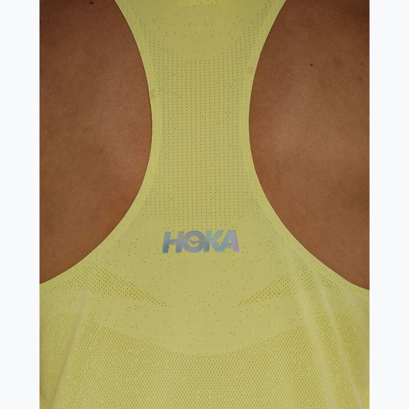 Vyriški bėgimo marškinėliai HOKA Race Singlet hoka citrus 7