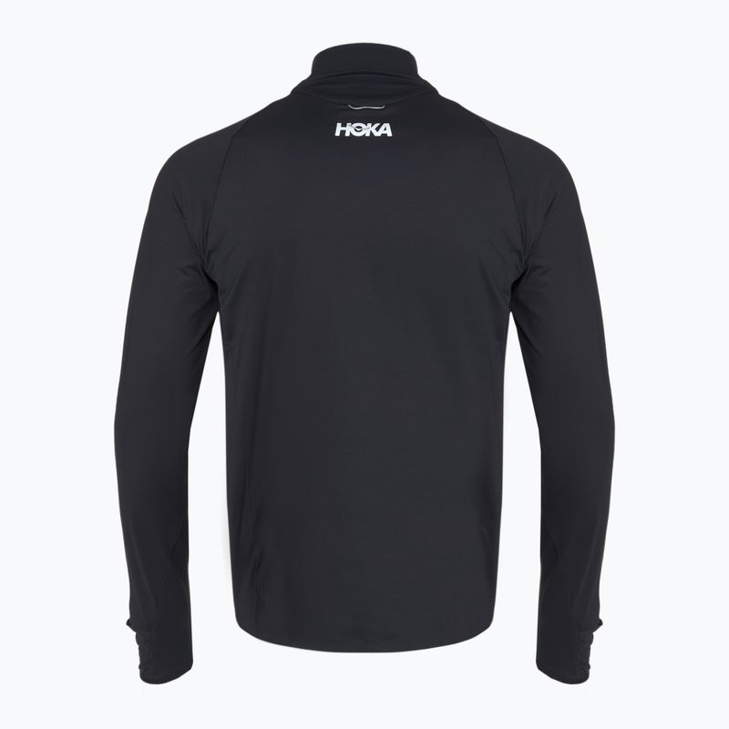 Vyriškas bėgimo džemperis HOKA GlideTech Quarter Zip black 2